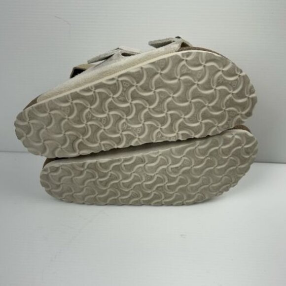Birkenstock Arizona Womens Sz 36 US 5-5.5 NARROW Antique White Suede Sandals - Picture 14 of 16